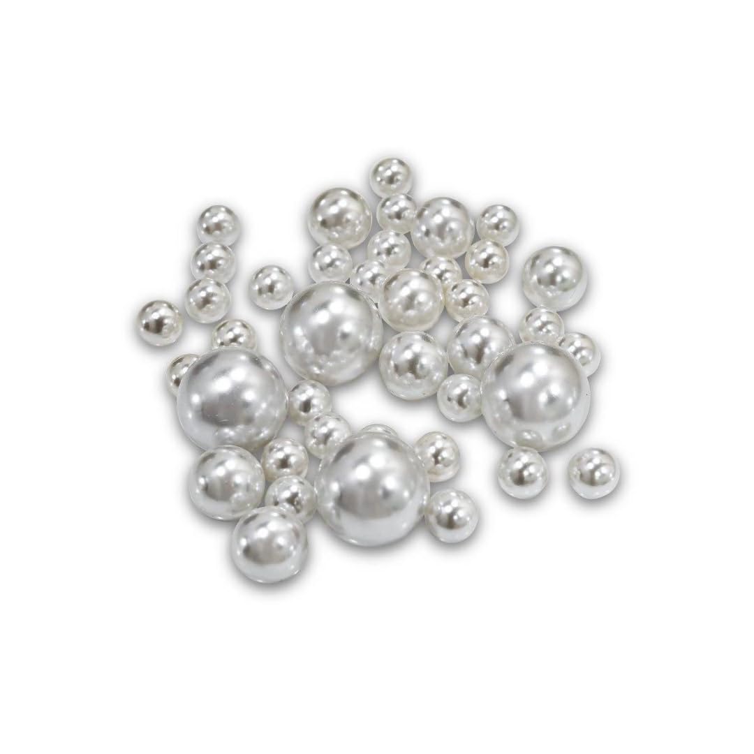 750 Floating White Pearls for Water Decor – Fills 10 Gallons for Stunning Floating Effect – Includes Pre-Measured Floating Gel Bags & Warm White Submersible Fairy Lights – Perfect for Weddings, Centerpieces, Baths, and Pool Parties