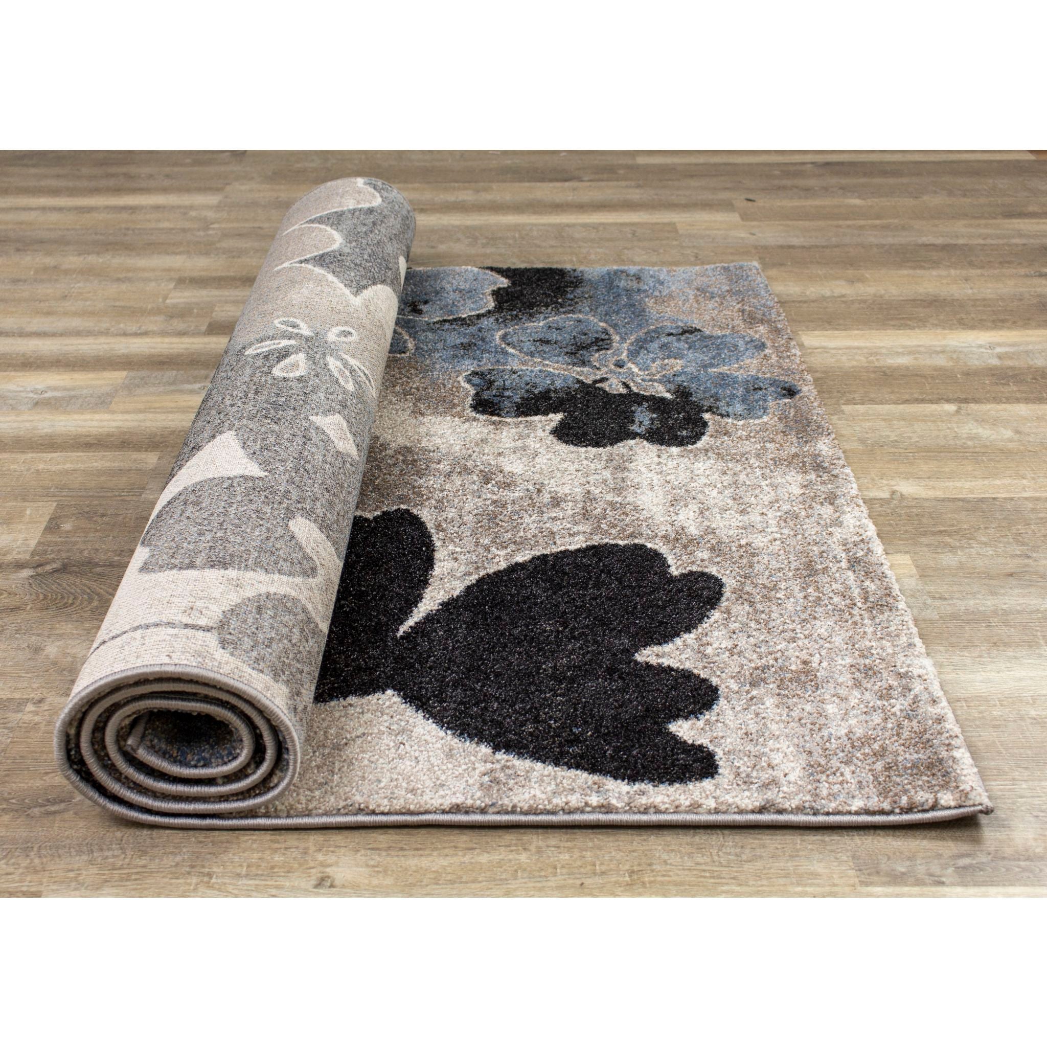 Breeze Area Rug 9x12 - Soft Modern Boho Rug for Living Room, Bedroom & Nursery - Non-Slip Comfortable Floor Mat for Home Decor