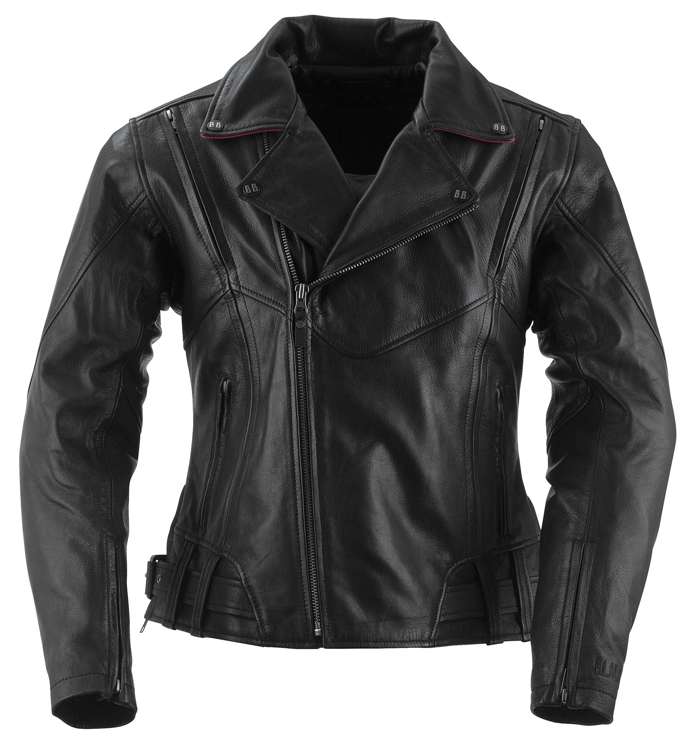 Black Brand Women's Genuine Leather Sapphire Motorcycle Jacket - Stylish & Protective Riding Gear for Bikers, Commuters & Fashion Enthusiasts