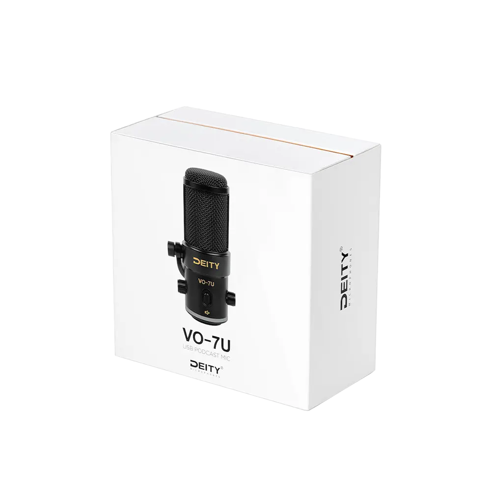 VO 7U Black Edition USB Microphone - Professional Studio Recording Mic for Podcasting, Streaming, Gaming & Voice Overs (Perfect for Home Studios, Content Creators & Musicians)