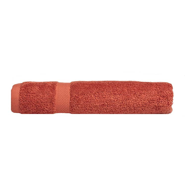 Premium 100% Combed Cotton Hand Towels - Soft & Absorbent Bath Towels for Kitchen, Gym & Spa | Rust Color Home Essentials