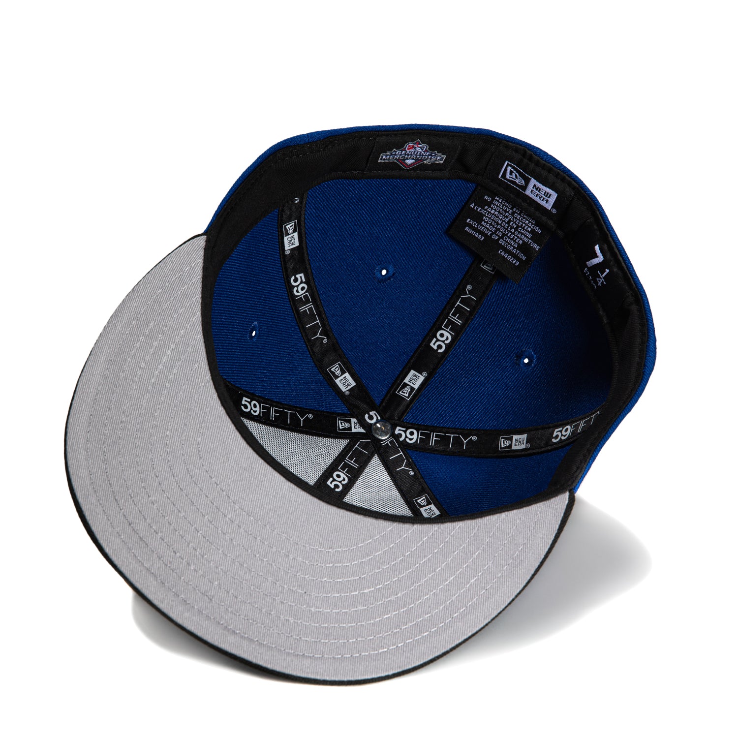 New Era 59Fifty Rancho Cucamonga Quakes 2015 California League Champions Patch Hat - Royal & Black - Official Baseball Cap for Sports Fans & Collectors