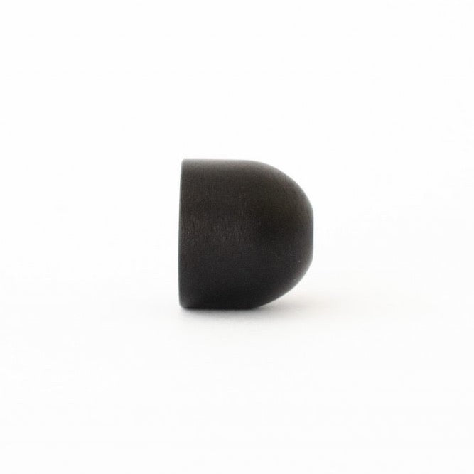 Matte Black Cabinet Knobs - Small Cup Drawer Pulls for Kitchen, Bathroom & Furniture - Durable Hardware for Cabinets, Dressers & Storage (Set of 10)