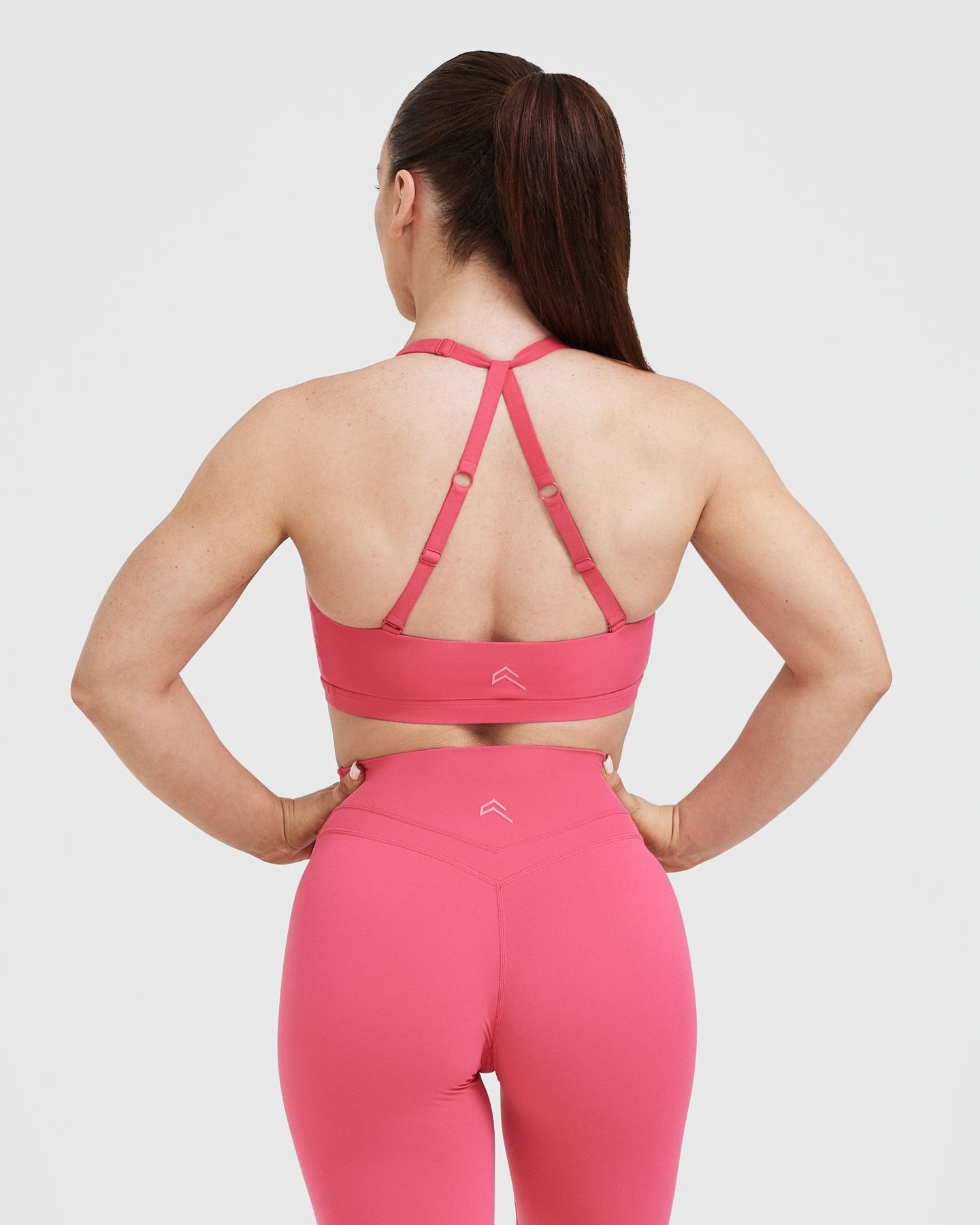 High Support Unified Twist Sports Bra for Women - Soft Velvet Pink | Perfect for Yoga, Running & Gym Workouts