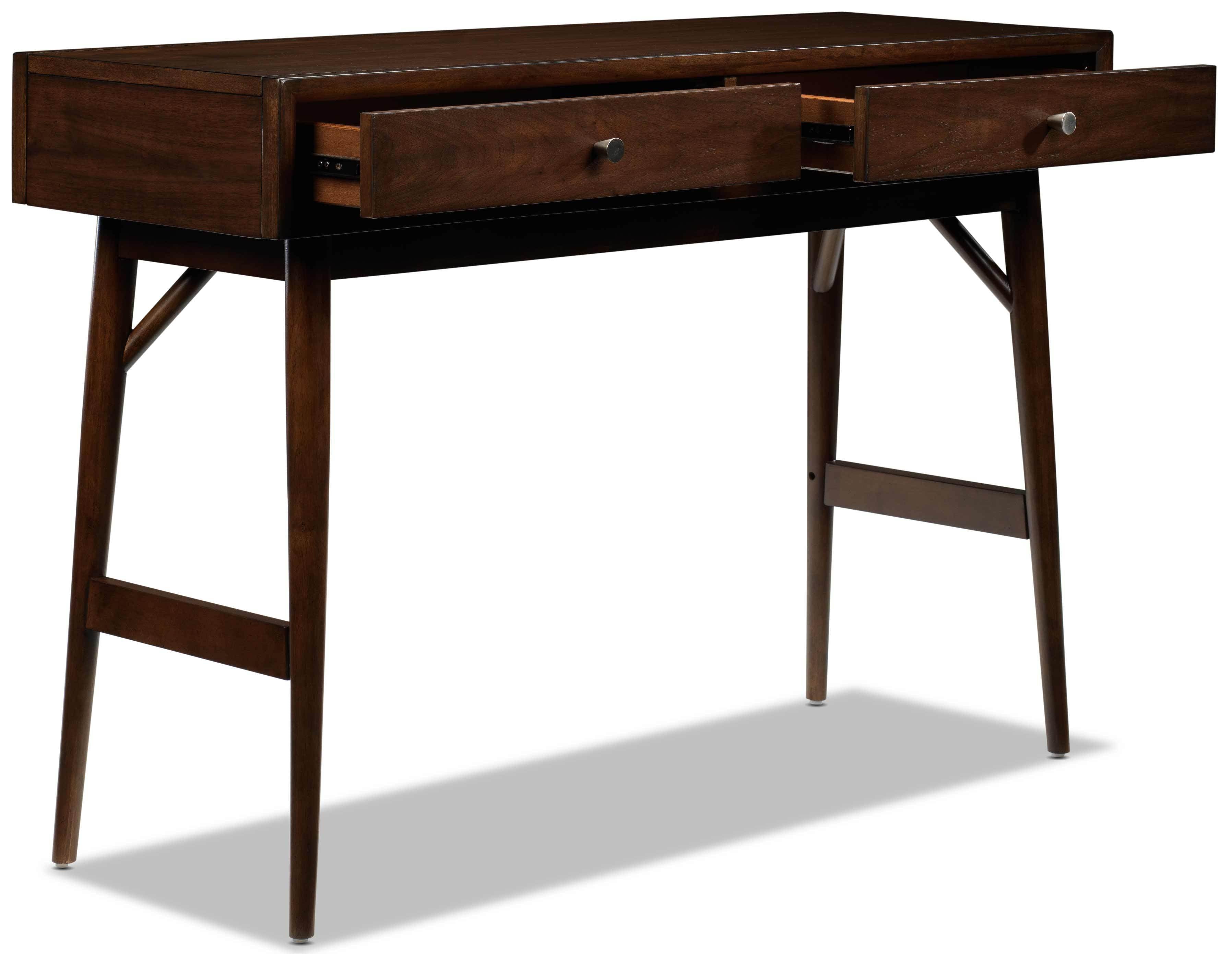 Boyton 48-Inch Sofa Table in Walnut Finish - Stylish Console Table for Living Room, Entryway, or Behind Couch