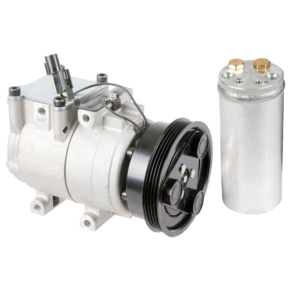 New Hyundai Accent 1997-1999 AC Compressor with A/C Drier - 60-89516R2 | BuyAutoParts | Perfect for Summer Cooling & Auto AC Repair