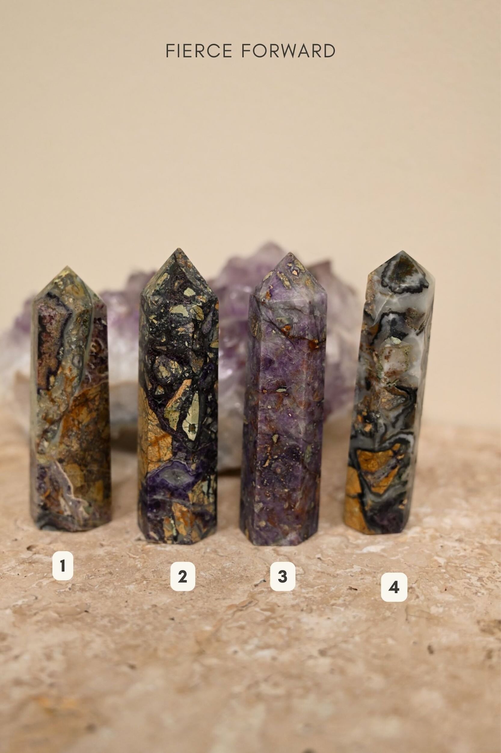 Natural Fluorite Crystal Tower for Energy Healing, Chakra Balancing & Meditation - Perfect for Home, Office & Spiritual Practices