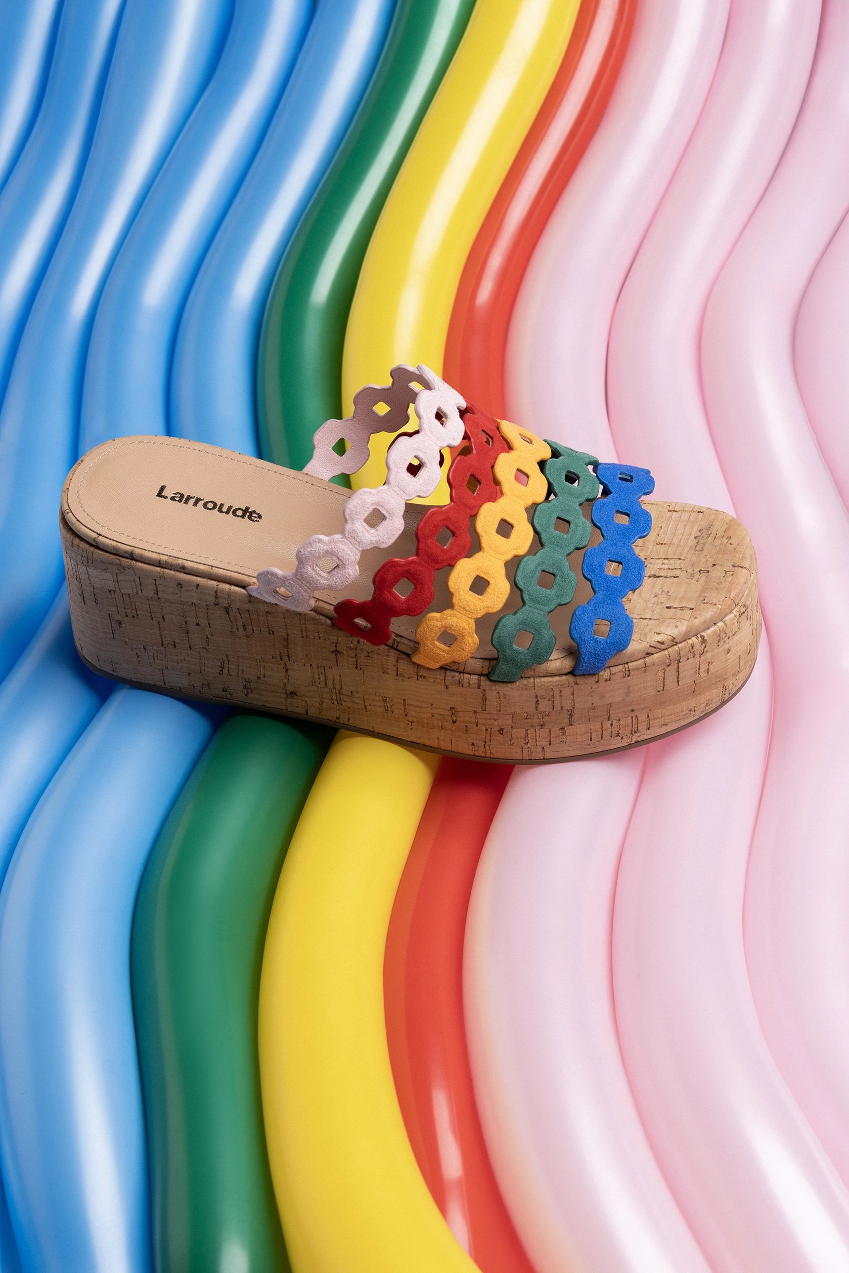 Charli Mule Women's Multicolor Leather Slip-On Shoes - Perfect for Casual Outings, Office Wear & Summer Comfort
