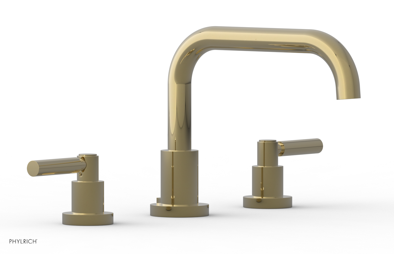 Premium Deck Tub Set with Lever Handles - D1132D - Durable Outdoor Faucet for Garden, Patio, and Poolside Use