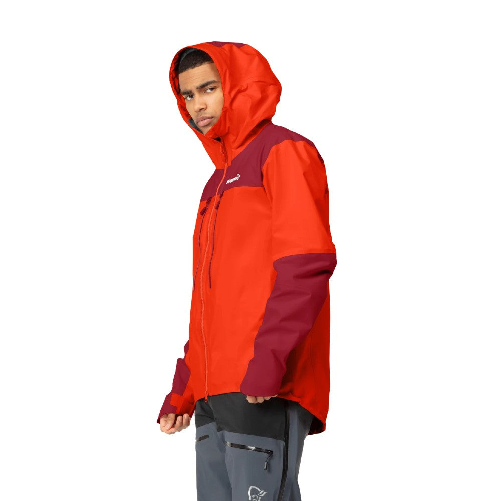 Norrona Trollveggen Gore-Tex Pro Light Jacket for Men - Waterproof & Breathable Hiking Shell - Ideal for Mountain Climbing, Backpacking & Outdoor Adventures