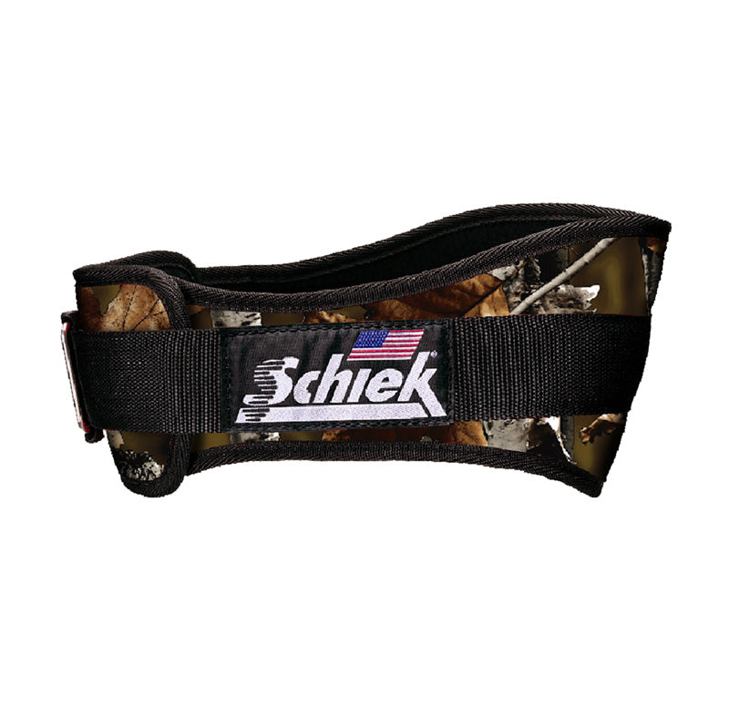 Schiek 2004 Premium Weightlifting Belt - Adjustable Camo Design for Powerlifting, CrossFit & Gym Training - Ideal for Deadlifts, Squats & Strength Workouts