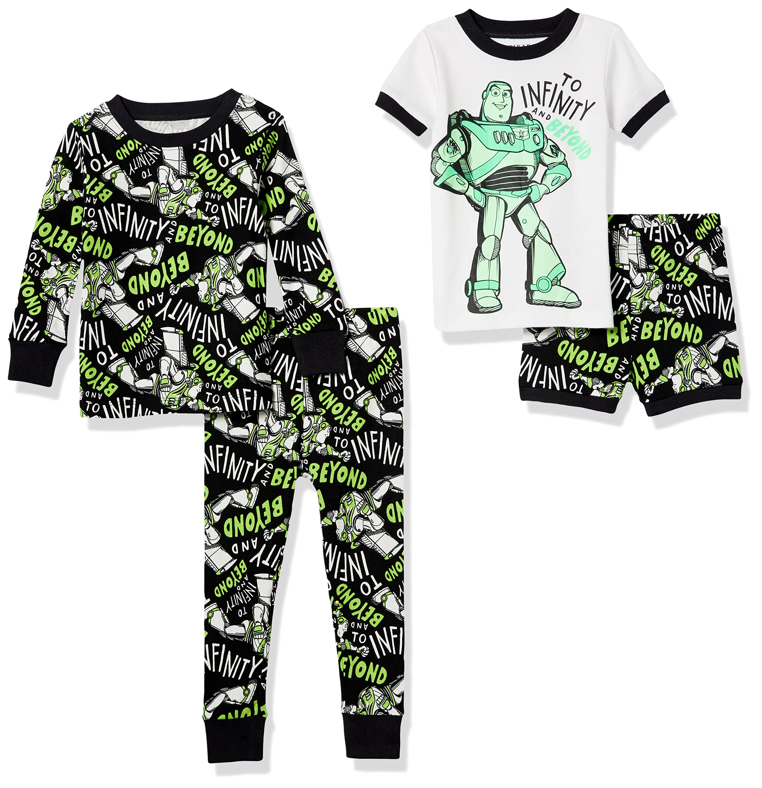Spotted Zebra Disney Marvel Star Wars Frozen Baby Toddler Boys' Cotton Pajama Sets - Soft Snug-Fit Sleepwear for Kids, Boys & Toddlers - Perfect for Bedtime, Lounging & Family Movie Nights