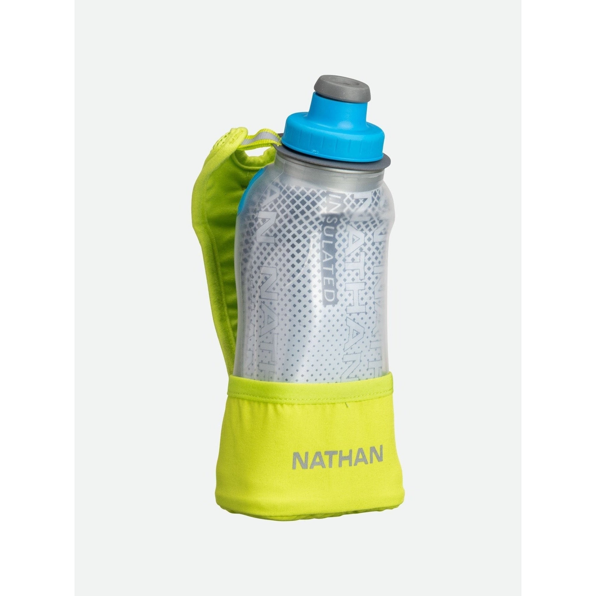 Nathan QuickSqueeze Lite 12oz Insulated Handheld Water Bottle - Leakproof & Lightweight for Running, Hiking & Outdoor Activities