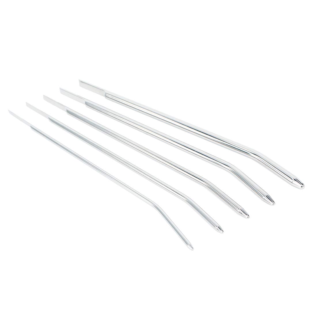 Premium Stainless Steel Urethral Sound Plug Set for Men - 5PCS Medical Grade Metal Urethral Stretcher for Sensual Play & Advanced Training | Perfect for BDSM, Kink Exploration & Intimate Enhancement