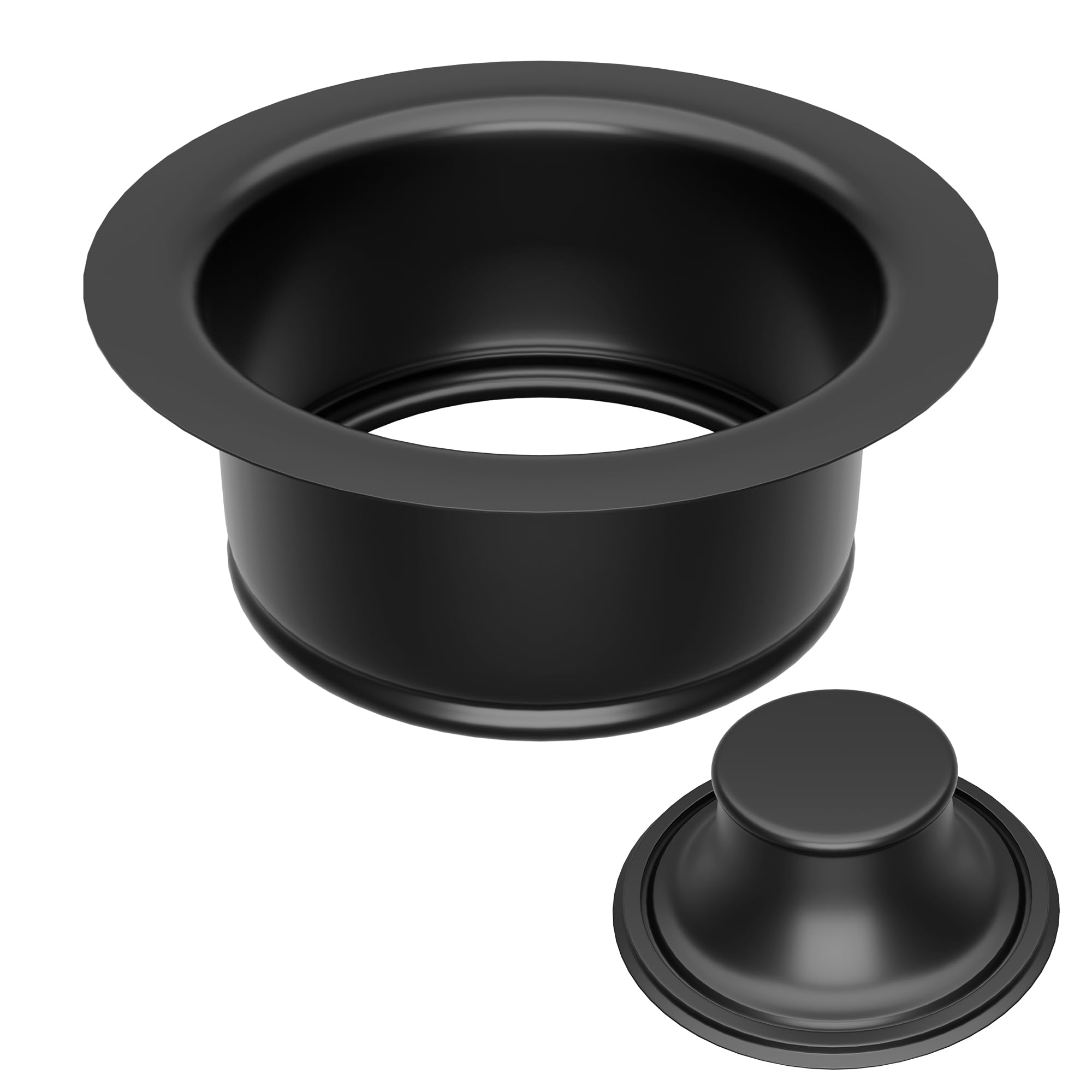 **Stainless Steel Kitchen Sink Garbage Disposal Flange & Stopper – Universal 3.5