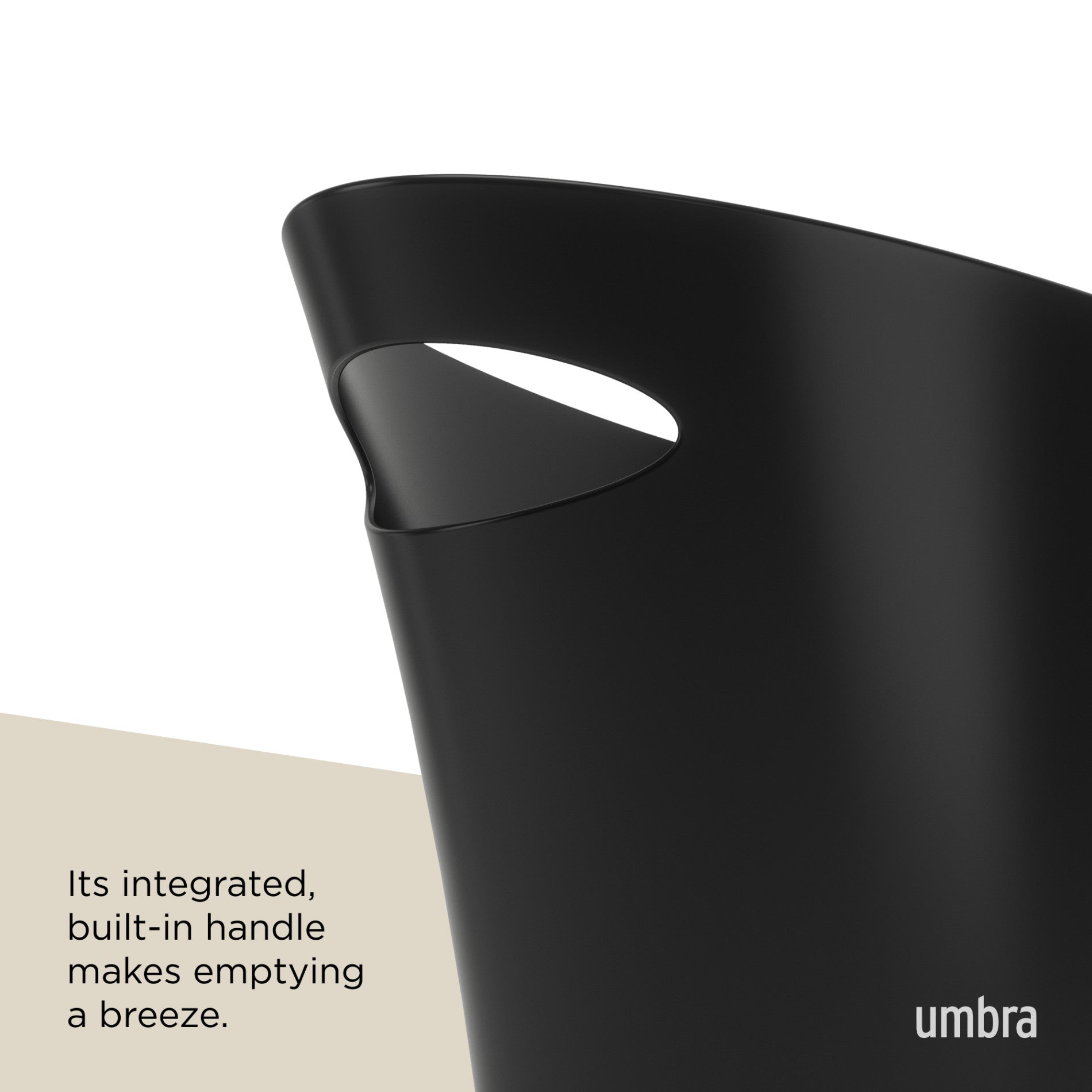 Slim Trash Can - Small Space Garbage Bin for Bathroom, Kitchen, Office & Dorm - Odor Control & Space Saving Waste Basket