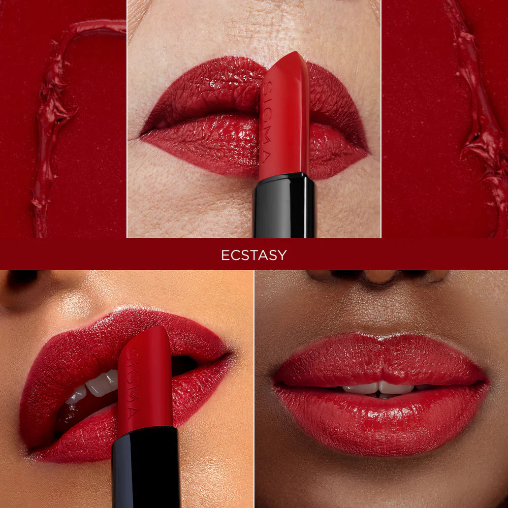 Sigma Beauty Infinity Point Lipstick - Long-Lasting Matte Lip Color, Hydrating & Smudge-Proof - Perfect for Everyday Wear, Date Night & Special Occasions