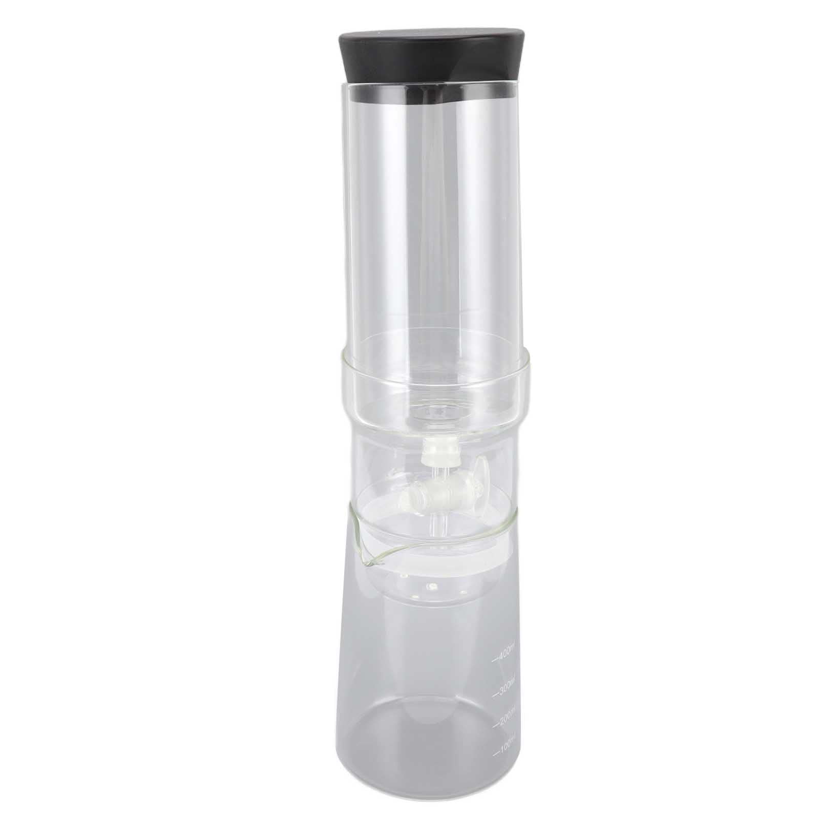 CHICIRIS Cold Brew Coffee Maker - Reusable Glass Dripper with Fine Mesh Filter for Iced Coffee, Cold Brew & Milk Steeping - Perfect for Home, Office & Camping Use