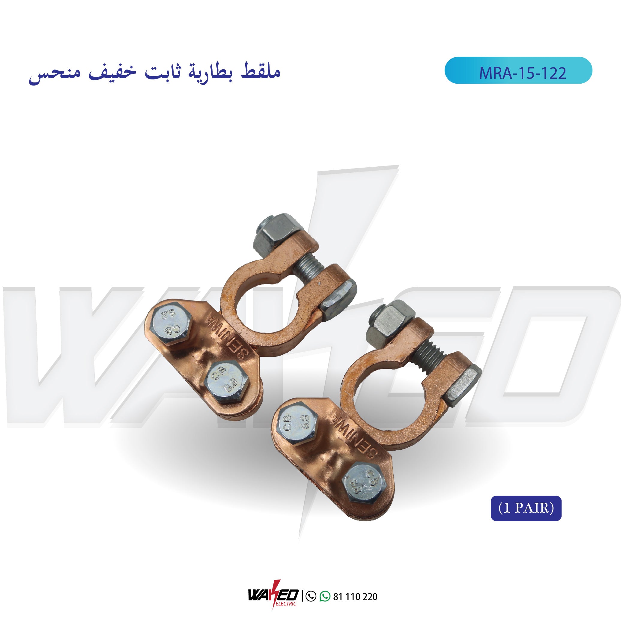 High-Quality Brass Copper Battery Terminals - Corrosion Resistant & Durable for Car, Boat, RV & Solar Power Systems - Perfect for Automotive, Marine & Off-Grid Applications