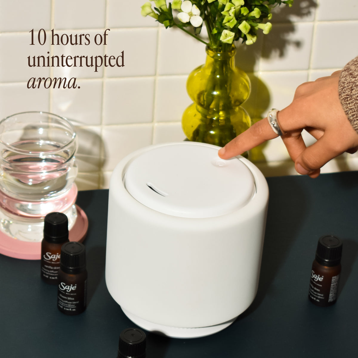 Aroma Halo & Liquid Sunshine Essential Oil Diffuser - Relaxing Aromatherapy for Home, Office, Yoga & Spa - Perfect for Stress Relief & Better Sleep