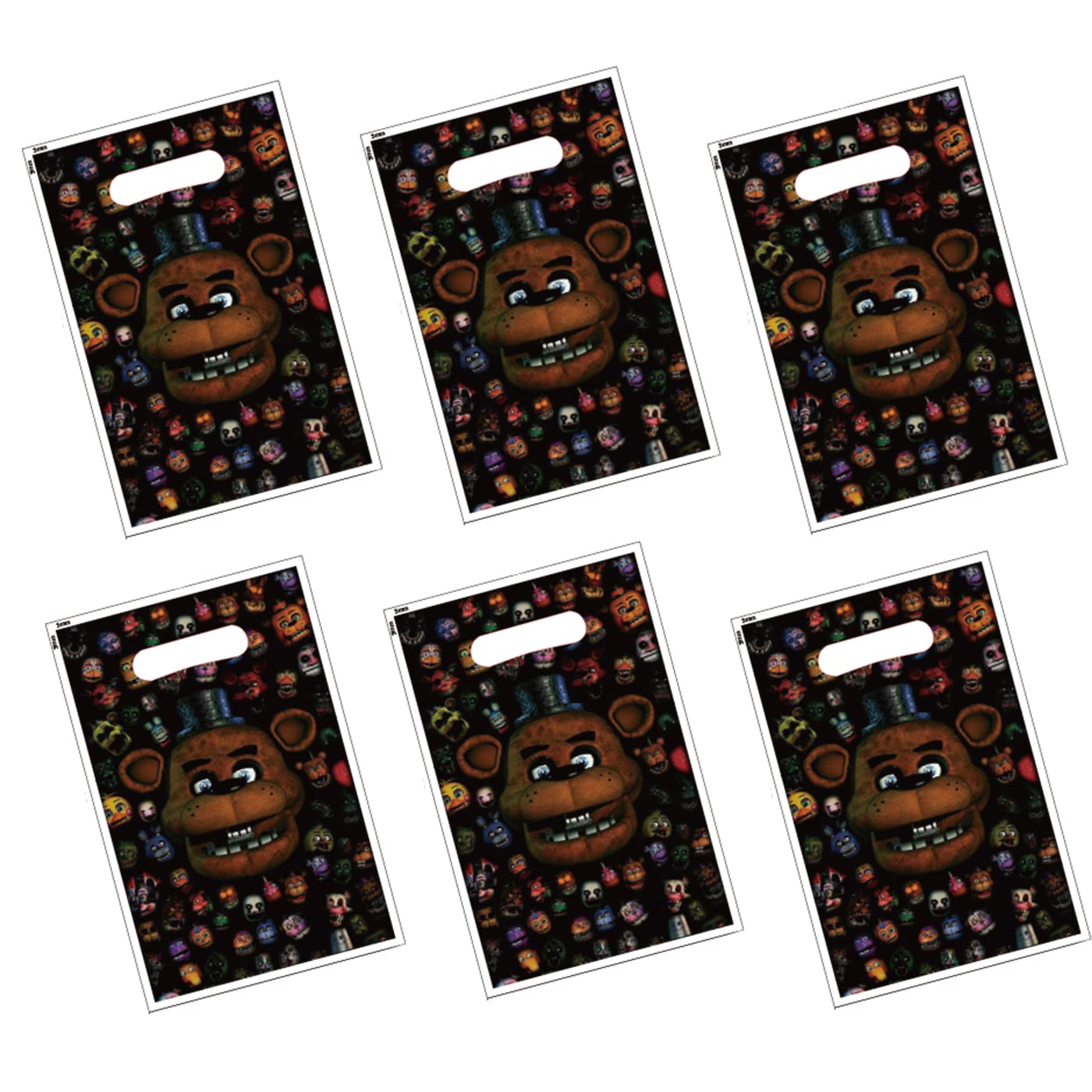 30Pcs Five Nights at Freddy's Themed Party Gift Bags - Birthday Party Supplies, FNAF Decorations for Kids & Adults - Perfect for Halloween, Themed Parties & Birthday Celebrations