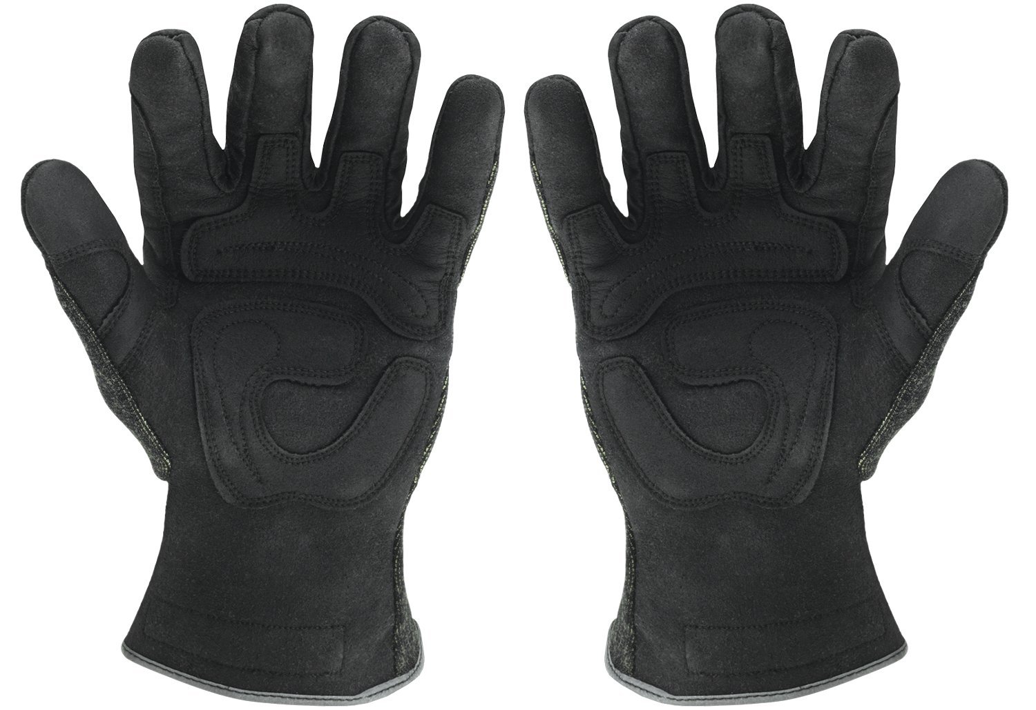Heat Resistant Work Gloves - Ironclad HEATWORX Reinforced Cut & Heat Resistant Gloves, 450°F Protection (1 Pair, Black) - Ideal for Welding, Grinding & Industrial Use