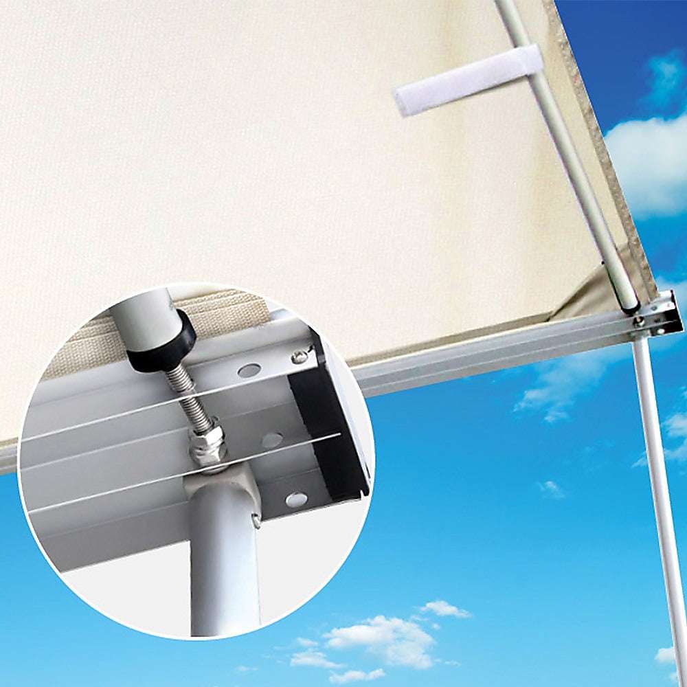 1.4m x 2m Universal Car Side Awning Roof - Waterproof UV Protection for SUVs, Trucks & Camping - Perfect for Outdoor Adventures, Beach Trips & Tailgating