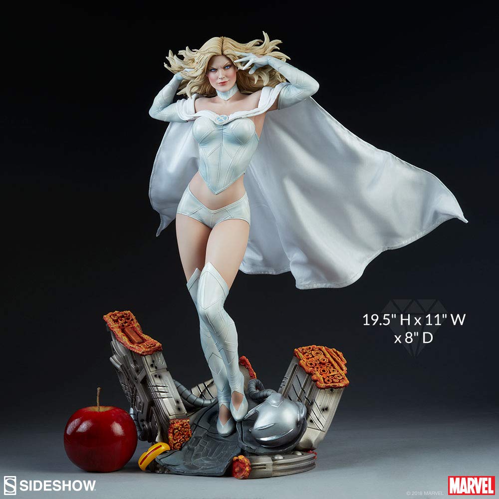 Sideshow Marvel Comics X-Men Emma Frost Premium Format Collectible Statue - Perfect for Comic Book Fans, Home Decor & Superhero Display