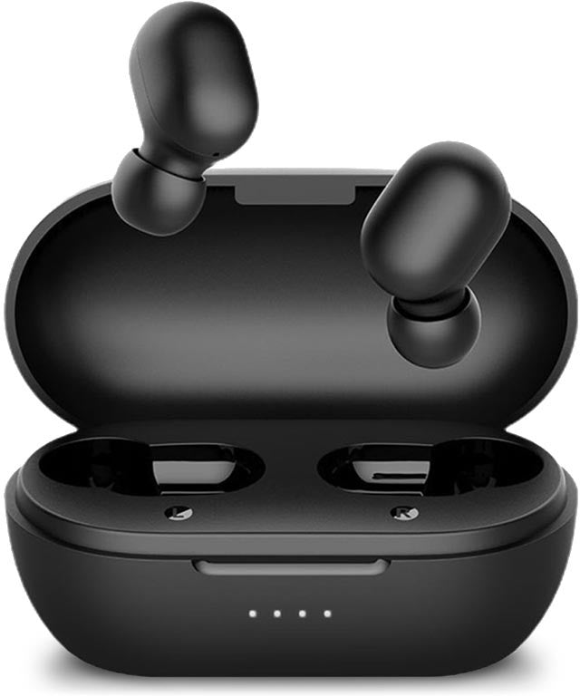 Haylou GT1 Plus TWS Wireless Bluetooth Earbuds with Mic - Black | Noise Cancelling, HD Sound for Running, Gym, Workout & Daily Use