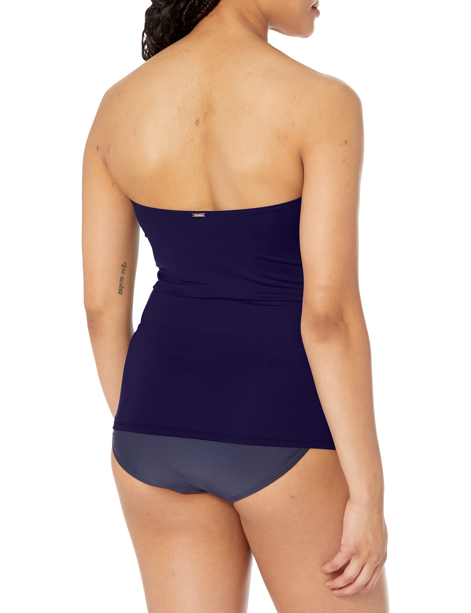 Anne Cole Live in Color Twist Front Bandeau Tankini Top - Stylish Swimwear for Women, Perfect for Beach, Pool & Summer Vacations