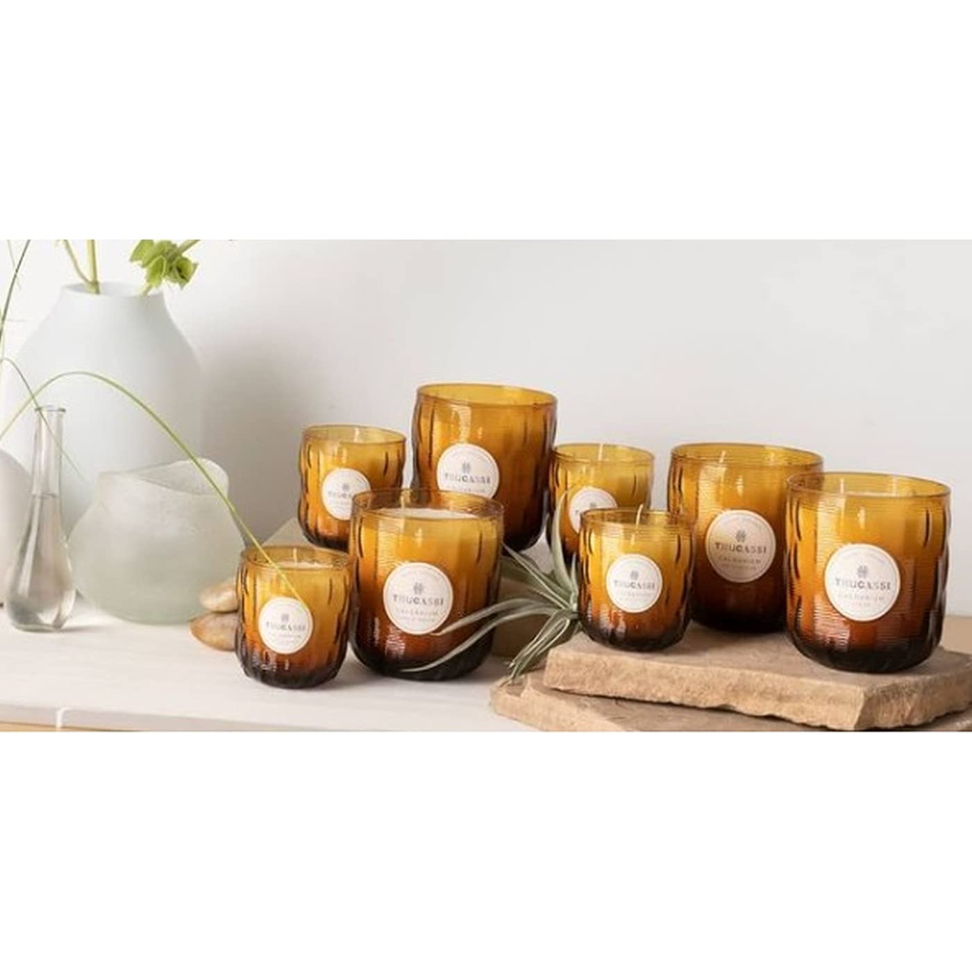 Thucassi Caldarium Scented Candle - Atrium Fragrance, 28oz Large Jar Candle for Home, Spa & Relaxation - Aromatherapy Gift for Women & Men