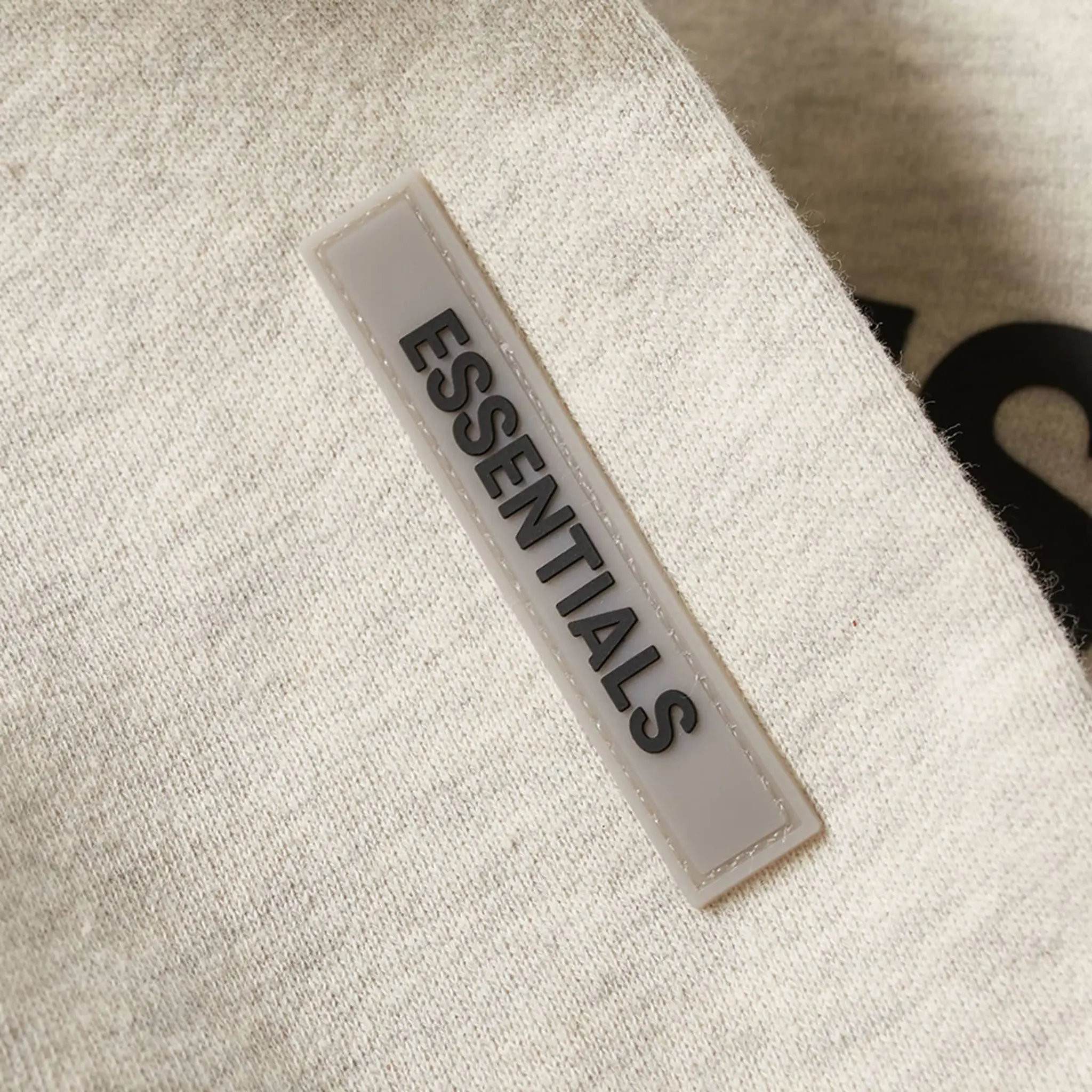 Fear of God Essentials Oatmeal Hoodie - Men's Oversized Pullover Sweatshirt | Soft Cotton Blend | Streetwear Fashion | Perfect for Casual Wear & Layering