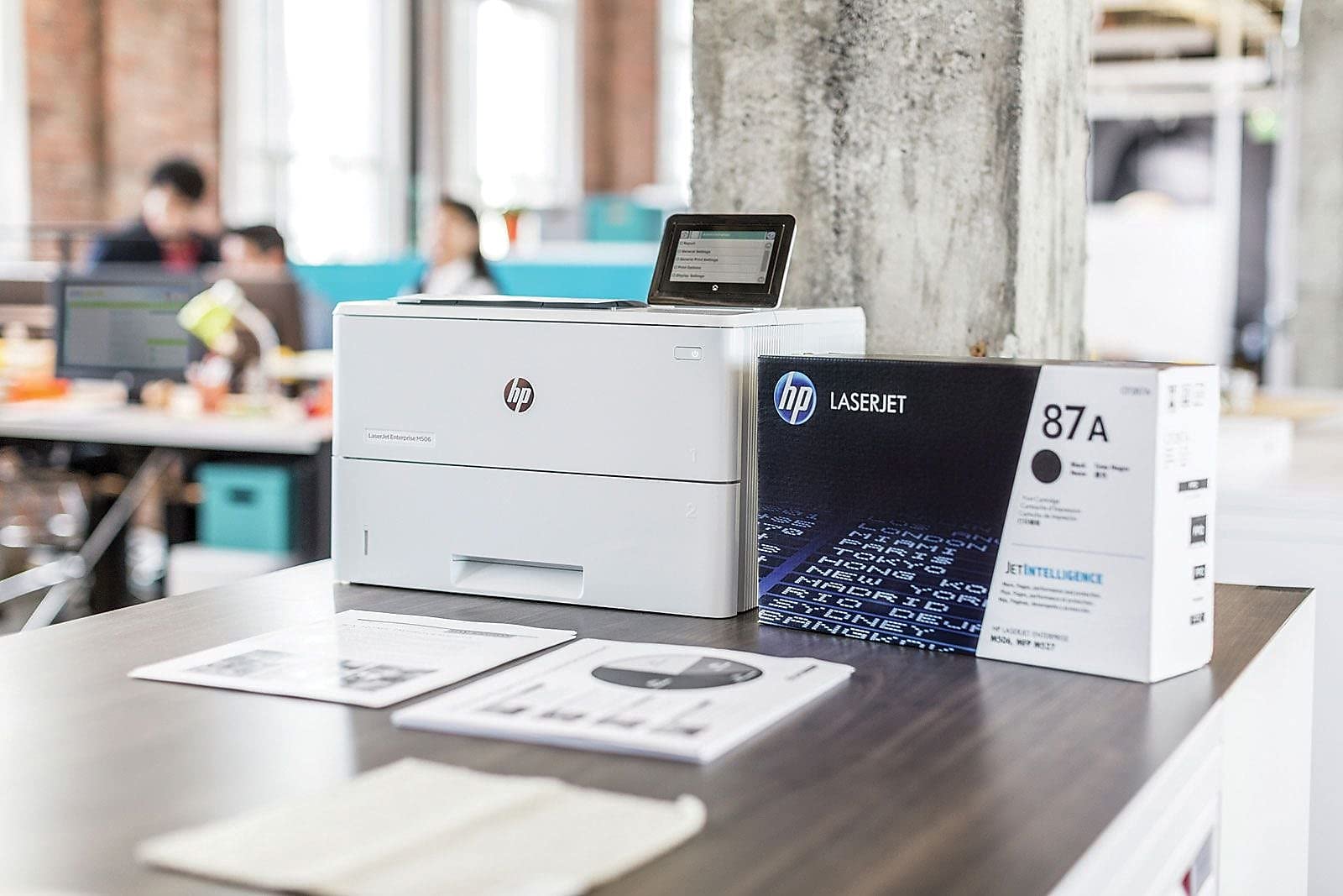 HP LaserJet Enterprise M506n Monochrome Laser Printer (F2A68A) - High-Speed Business Printing for Office & Home Use