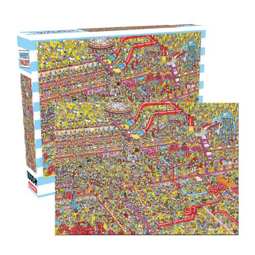 Where's Waldo Cake Factory 1000 Piece Jigsaw Puzzle - Fun Family Game for Adults & Kids - Perfect for Birthday Parties & Rainy Day Activities