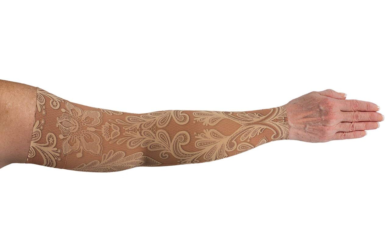 Grace Compression Arm Sleeve - 30-40 mmHg Medical Grade Support for Circulation & Recovery - Perfect for Athletes, Runners & Post-Surgery Use