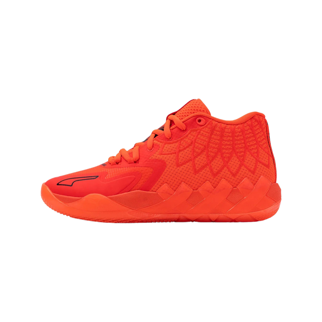 PUMA MB1 LaMelo Ball Basketball Shoes - Red Blast Fiery Red for Men | High-Performance Court Sneakers for Basketball & Streetwear