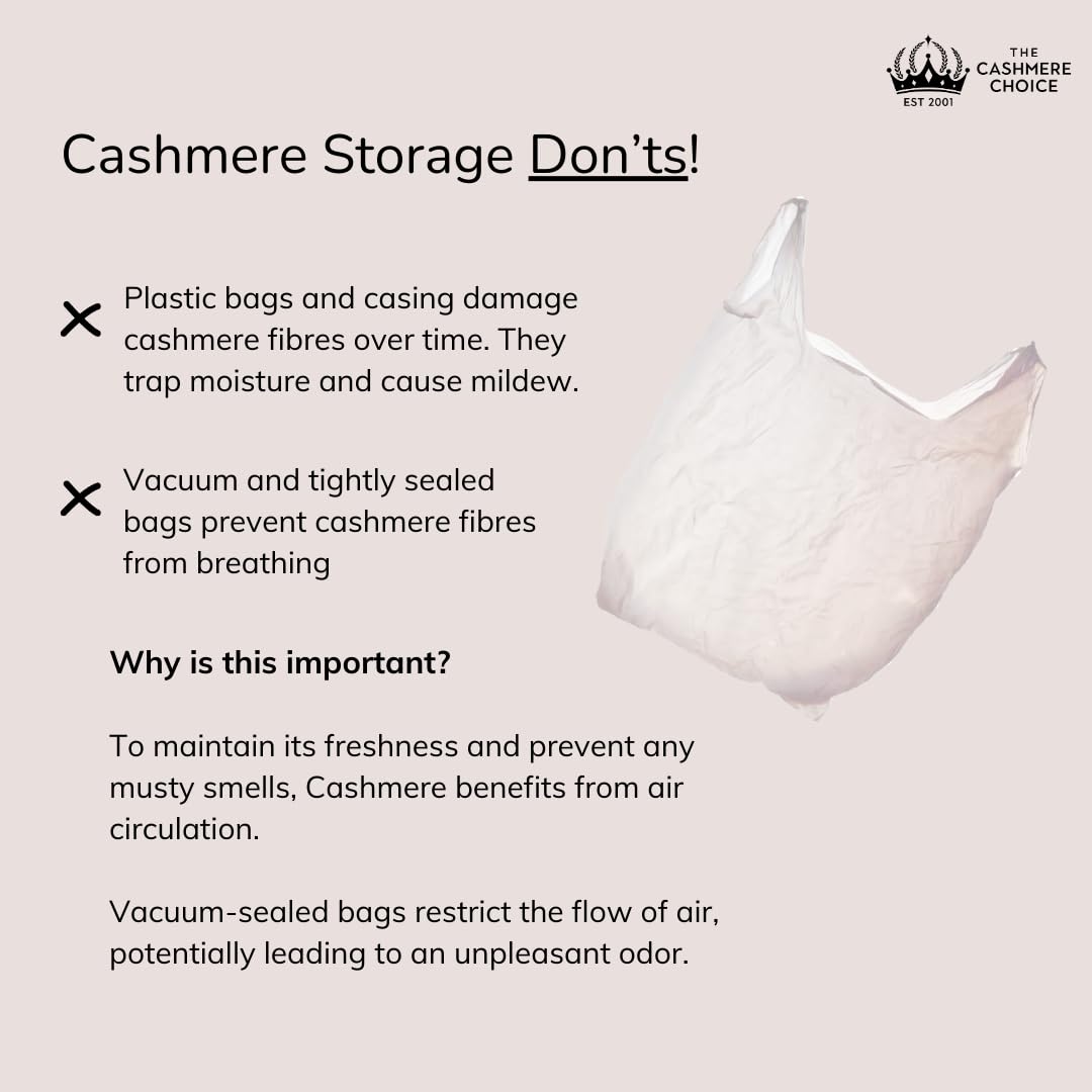 5 Pack Premium Cashmere Sweater Storage Bags - XL Breathable Cotton Protection Pouches for Winter Clothes & Luxury Knitwear | Perfect for Travel, Closet Organization & Seasonal Garment Preservation