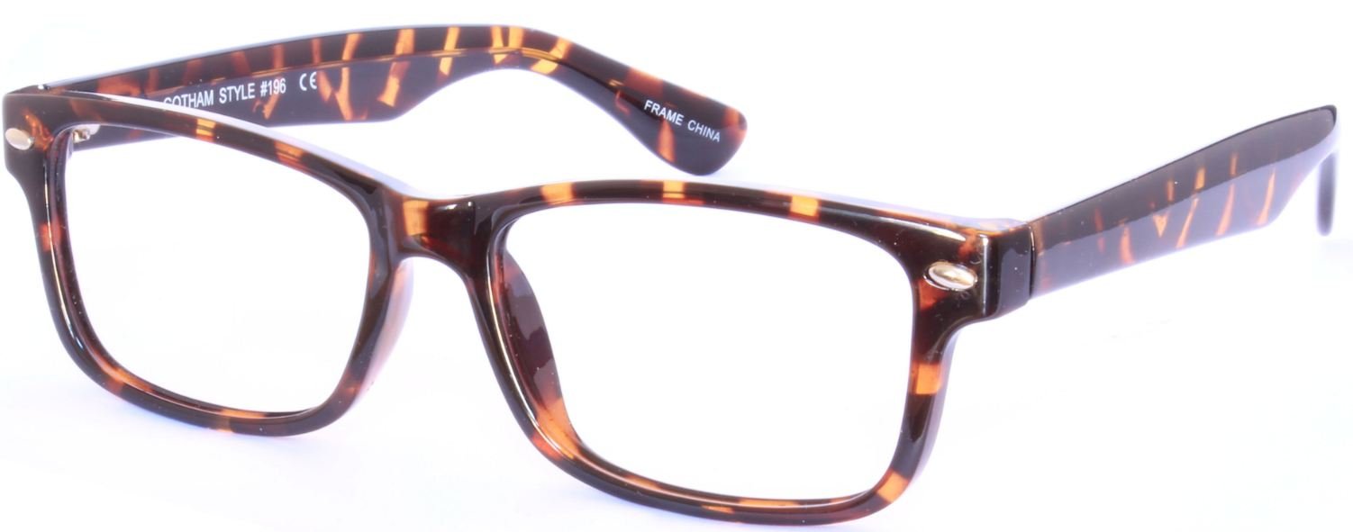 Multi-View Computer Reading Glasses Model 56 - Tortoise Shell Frame +1.5 Magnification for Screen Work, Reading & Office Use