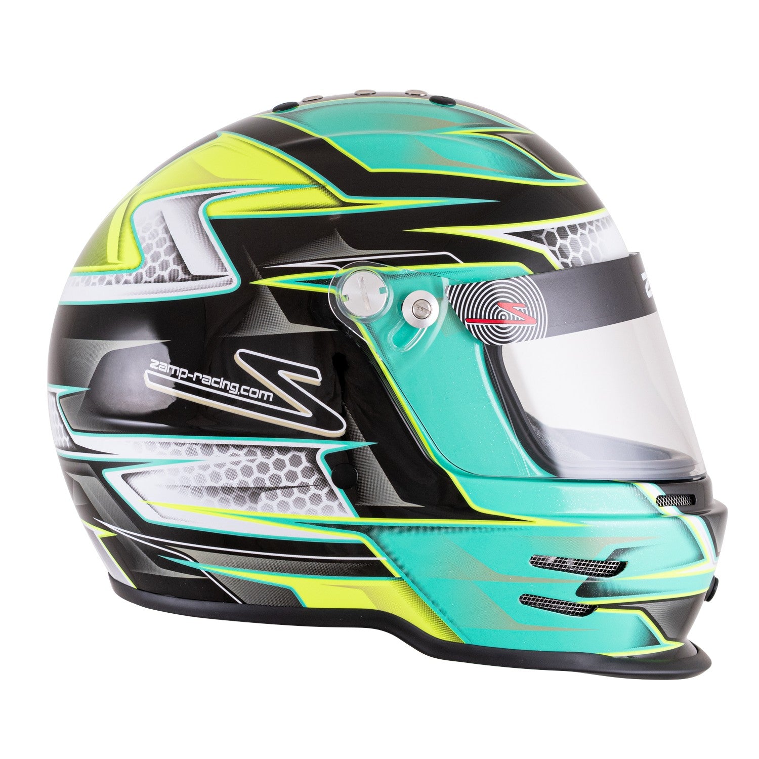 Zamp RZ 42Y C3 Youth Snell CMR2016 Certified Graphic Racing Helmet - Lightweight & Safe for Karting, Motocross & Junior Motorsports