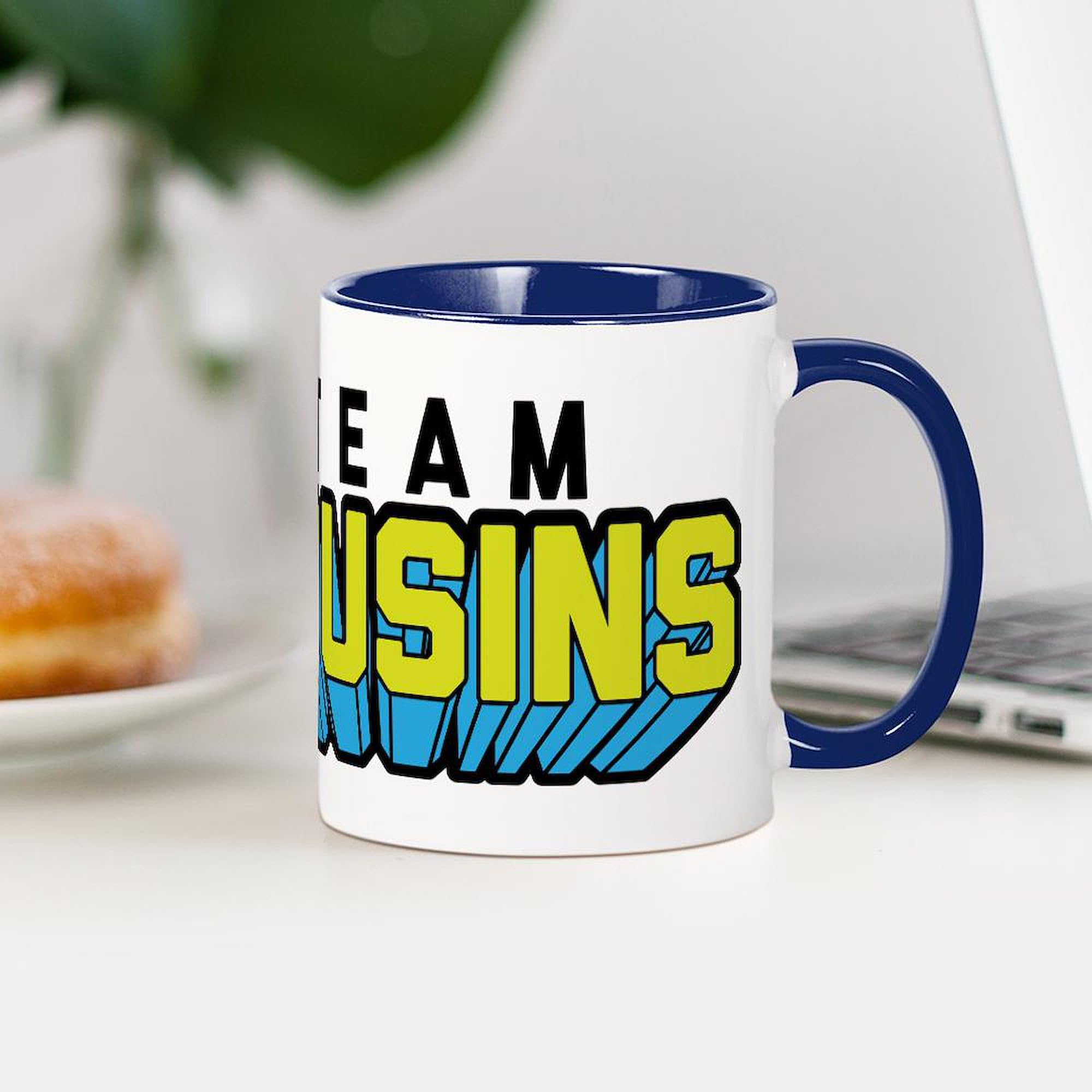 Team Cousins 11 oz (325 ml) Ceramic Coffee Mug - Perfect for Family Reunions, Office Gifts & Coffee Lovers - CafePress