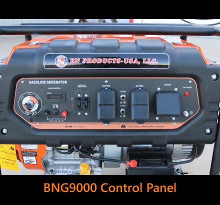 BNG9000 Portable Gas Power Generator 9000W - Reliable Backup Power for Home, Camping & Emergency Use