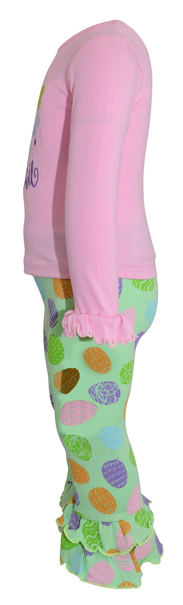 Unique 2-Piece Baby Girl Outfit - Ruffle Leggings & Long Sleeve Shirt Set for Toddlers | Playtime & Photo Shoots