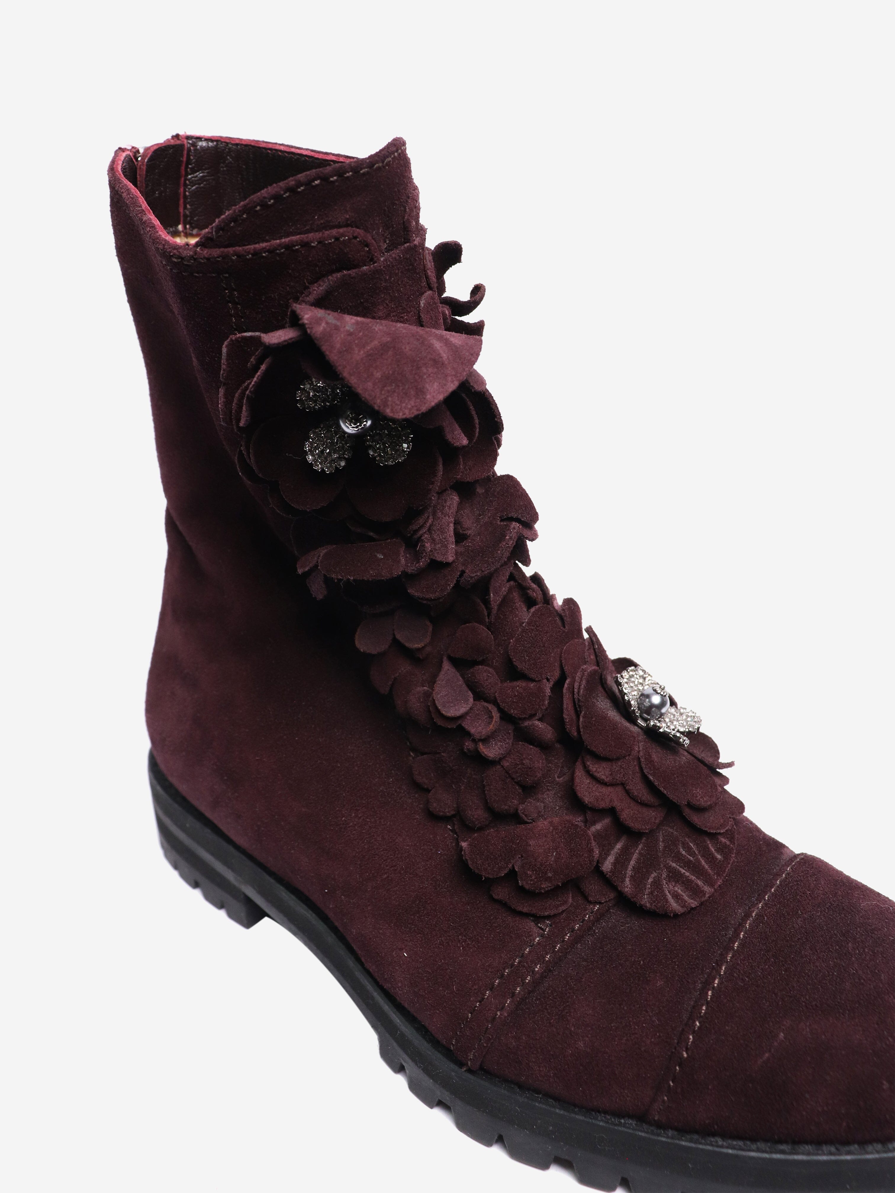 Brown Brighton Ankle Boots Women's Size EU 39.5 (US 9) - Comfortable & Stylish for Fall/Winter Fashion, Office Wear & Casual Outings