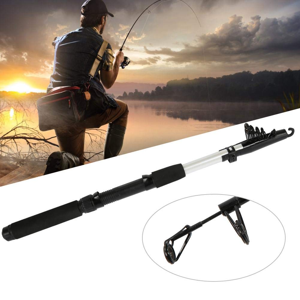 Portable Telescopic Fishing Rod - Lightweight Fiberglass Travel Fishing Pole for Sea, Casting & Spinning | Perfect for Outdoor Adventures, Beach Trips & Camping