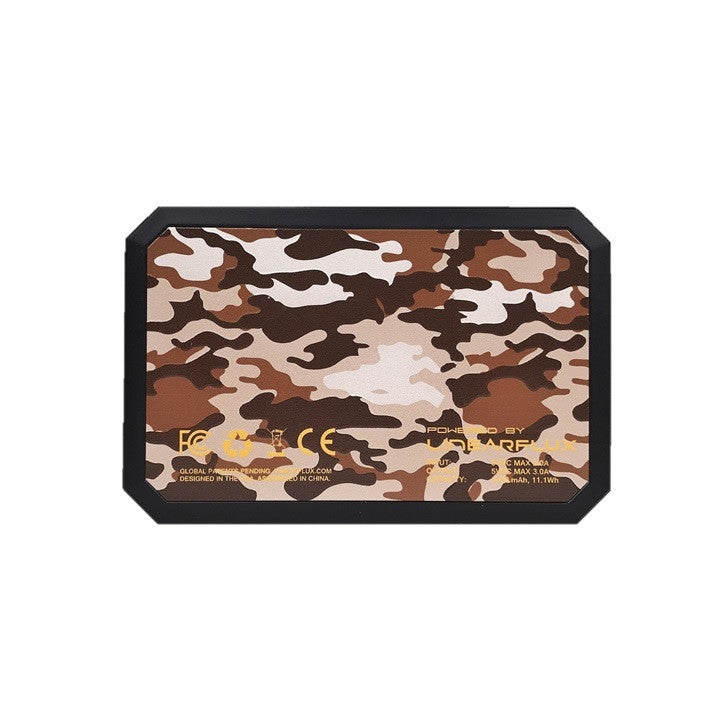 CAMO DESERT LithiumCard PRO - Portable External Battery with Apple Lightning Connector for iPhone, iPad - Perfect for Travel, Camping, and Outdoor Adventures