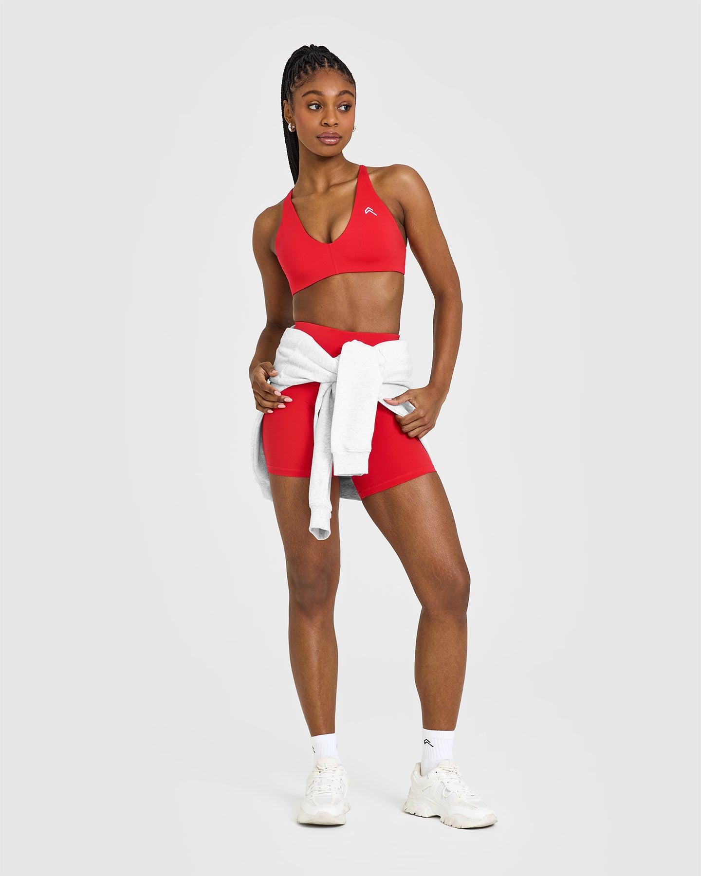 Unified Micro Bralette - Seamless Sports Bra for Women | Muscle Mommy Red | Perfect for Yoga, Gym & Active Lifestyle