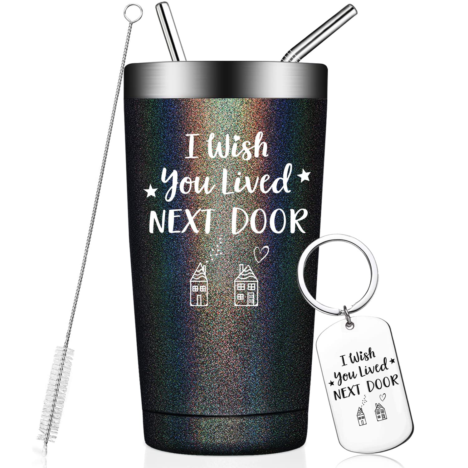 Best Friend Tumbler Cup - Insulated Stainless Steel Travel Mug for Women | Cute Friendship Gifts for BFF, Sister & Mom | Birthday, Christmas, Mother's Day & Going Away Present | Perfect for Office, Gym & Outdoor Adventures