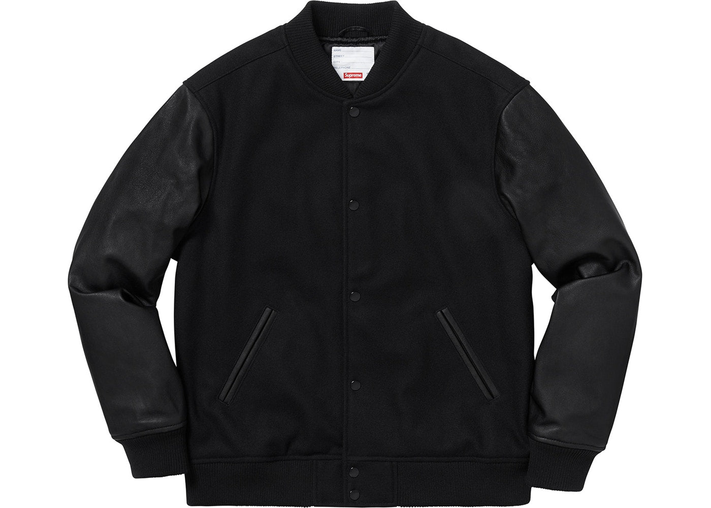 Supreme Motion Logo Varsity Jacket - Men's Streetwear Fashion Bomber Jacket for Urban Style | Perfect for Casual Wear, Skateboarding & Street Fashion