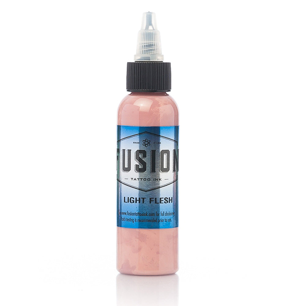 Premium Light Flesh Fusion Tattoo Ink Set - Professional Tattoo Artist Supplies for Realistic Skin Tone Blending (Various Sizes) - Perfect for Cover-Ups, Fine Line Work & Portrait Tattoos