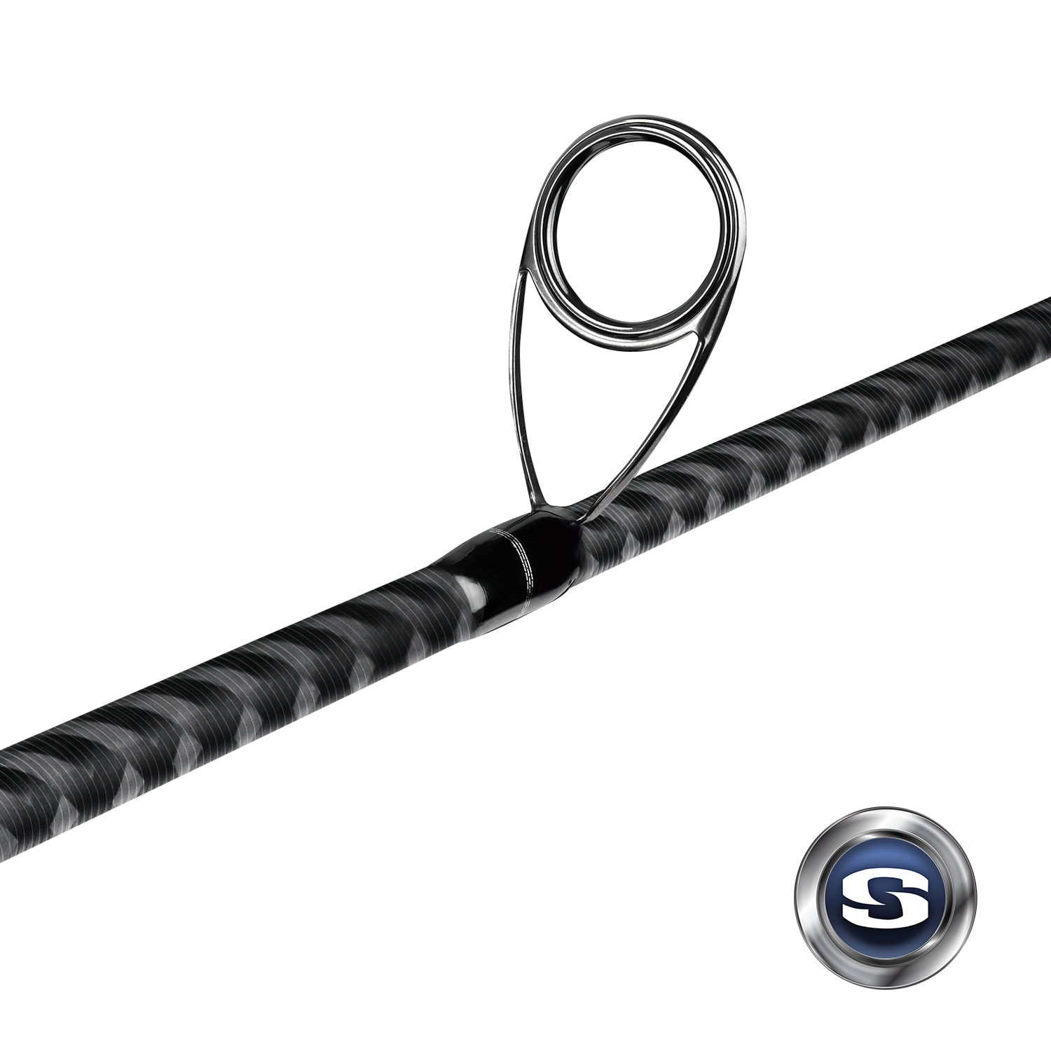 Serenity One Piece Spinning Fishing Rod - Lightweight Graphite Freshwater/Saltwater Fishing Pole for Bass, Trout & Walleye - Perfect for Shore Fishing, Kayak Angling & Boat Fishing Trips